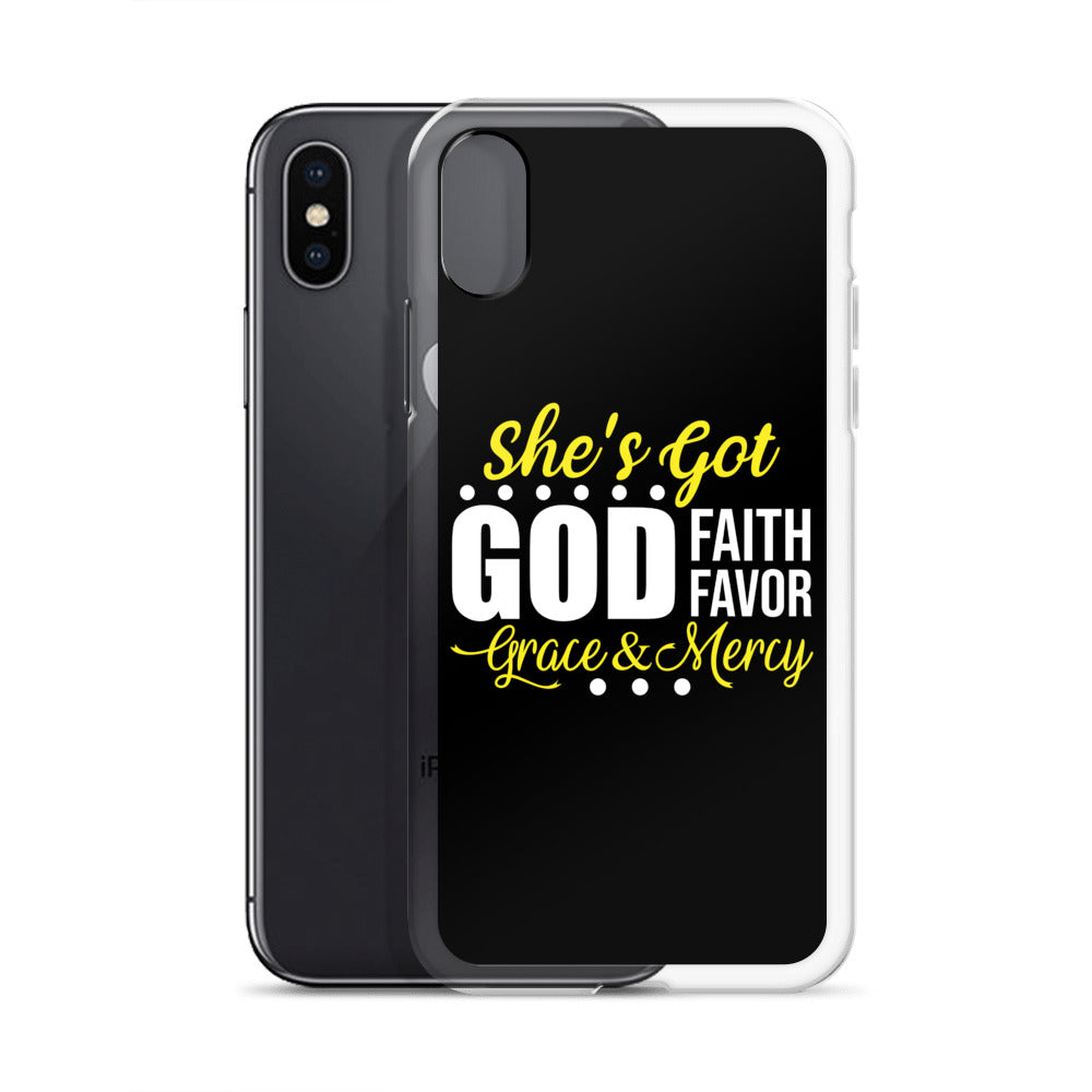 She's got | God | Faith | Favor| Grace & Mercy- iPhone Case