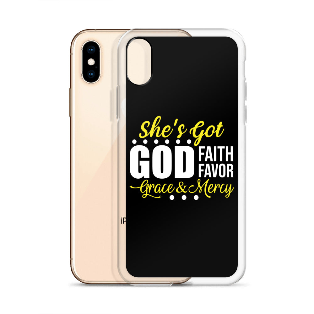 She's got | God | Faith | Favor| Grace & Mercy- iPhone Case