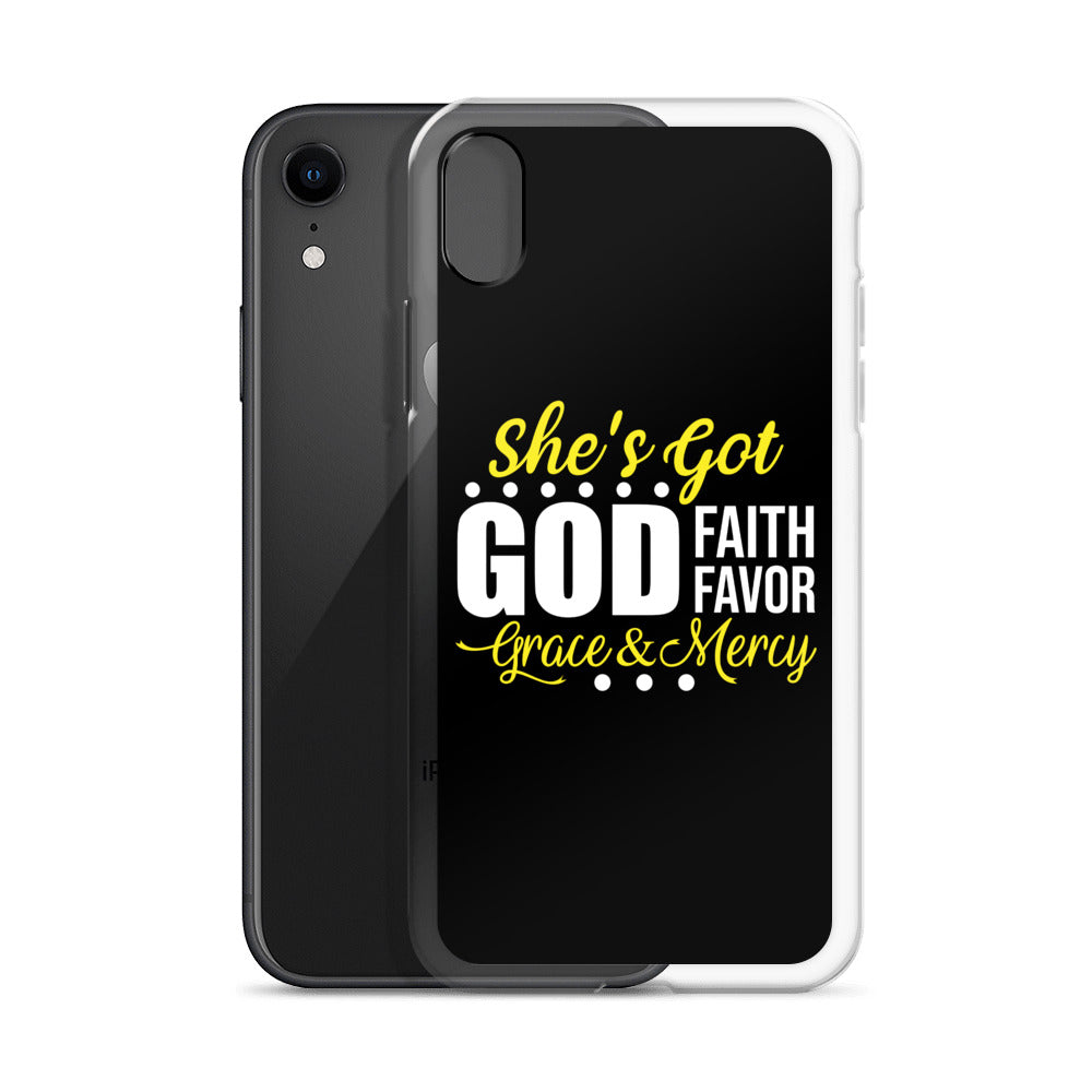 She's got | God | Faith | Favor| Grace & Mercy- iPhone Case