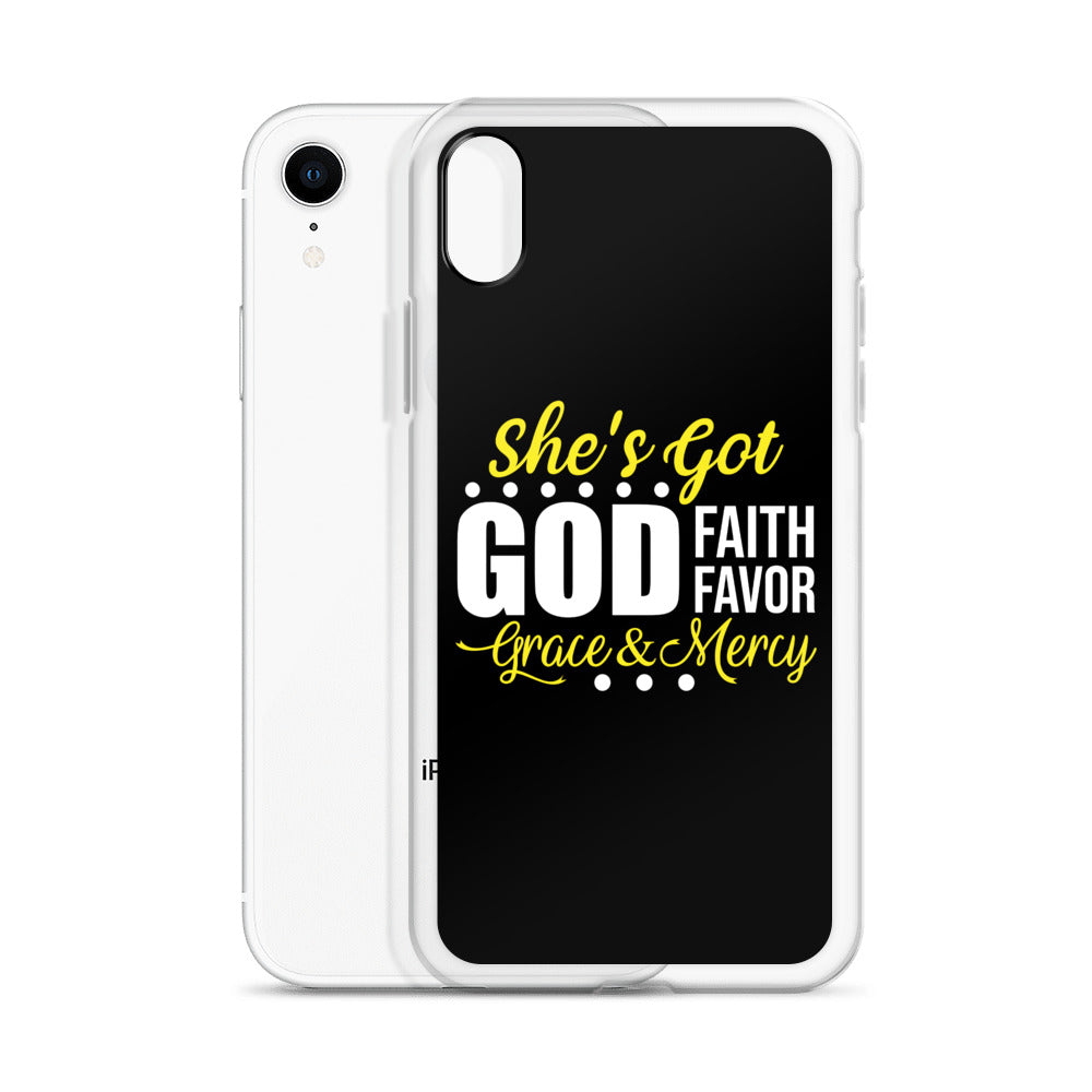 She's got | God | Faith | Favor| Grace & Mercy- iPhone Case
