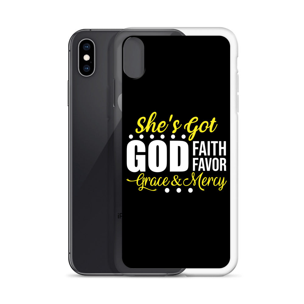 She's got | God | Faith | Favor| Grace & Mercy- iPhone Case