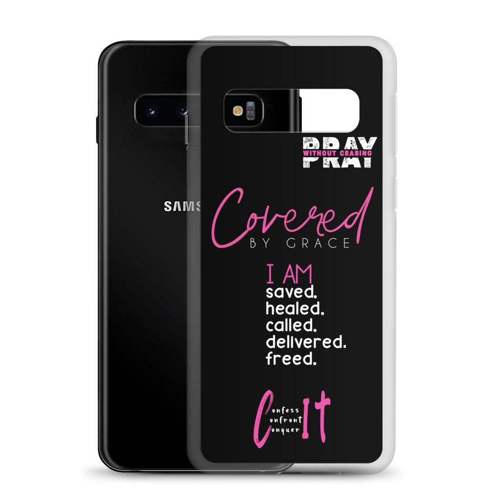 Faith Inspired Collage Samsung Case (Pink)
