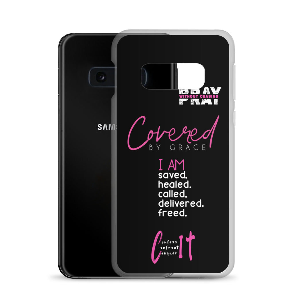 Faith Inspired Collage Samsung Case (Pink)