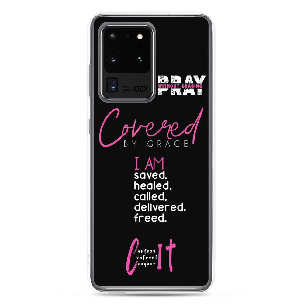 Faith Inspired Collage Samsung Case (Pink)