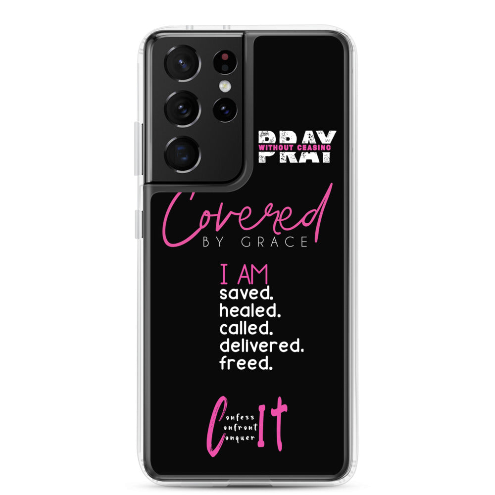 Faith Inspired Collage Samsung Case (Pink)