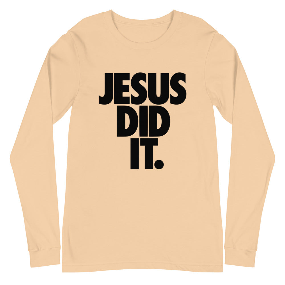 Jesus Did It Long Sleeve Tee