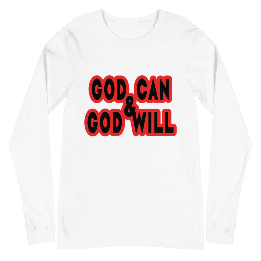God Can & God Will Long Sleeve Tee