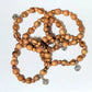 Olive Wood Bead Bracelet with Jerusalem Cross