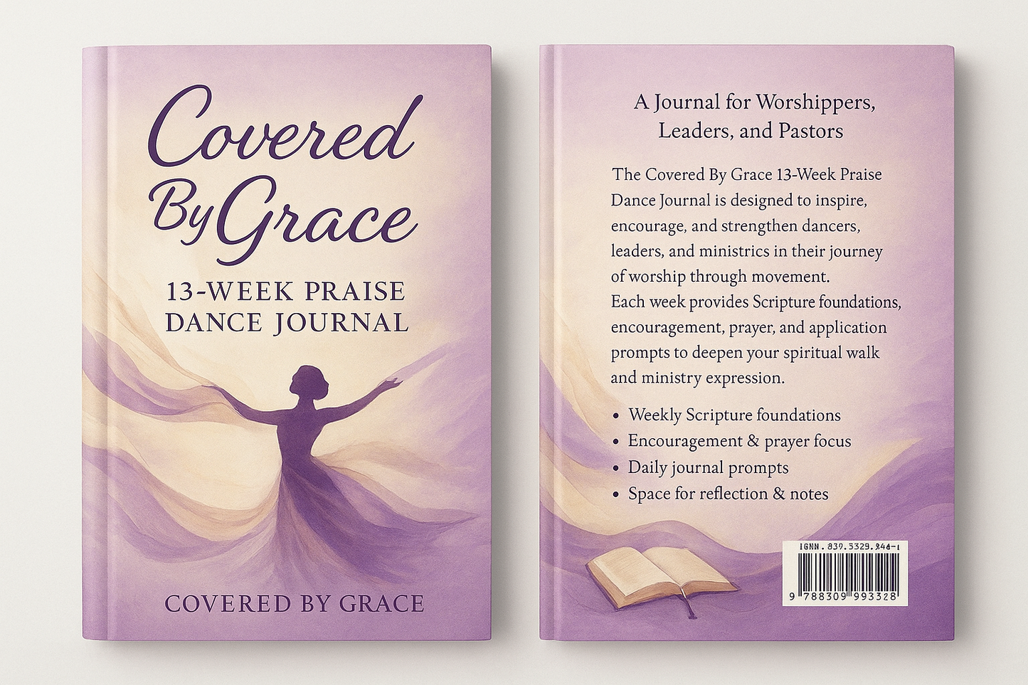 Covered By Grace | 13 - Week Praise Dance Journal | HQ