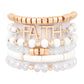 Blessed Charm Multiline Beaded Bracelet