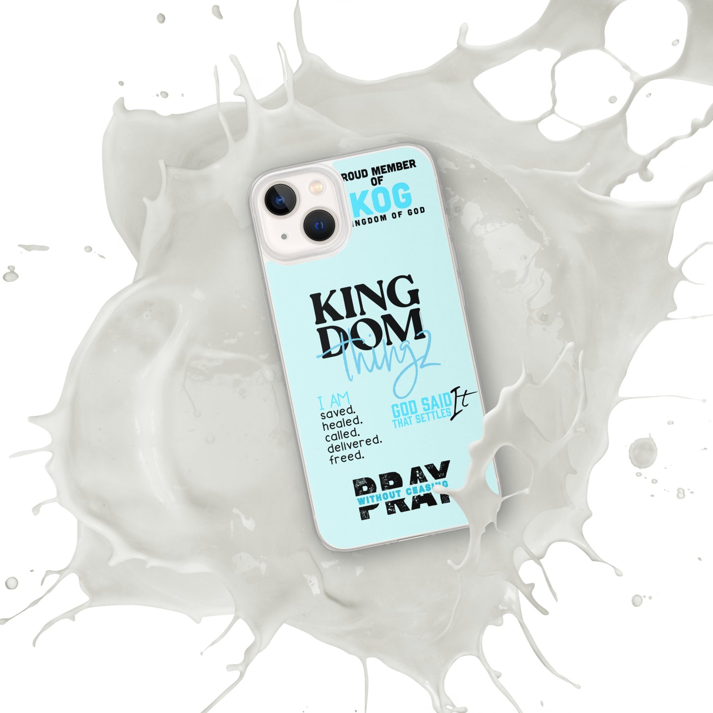 Kingdom Thingz  iPhone Case - Blue