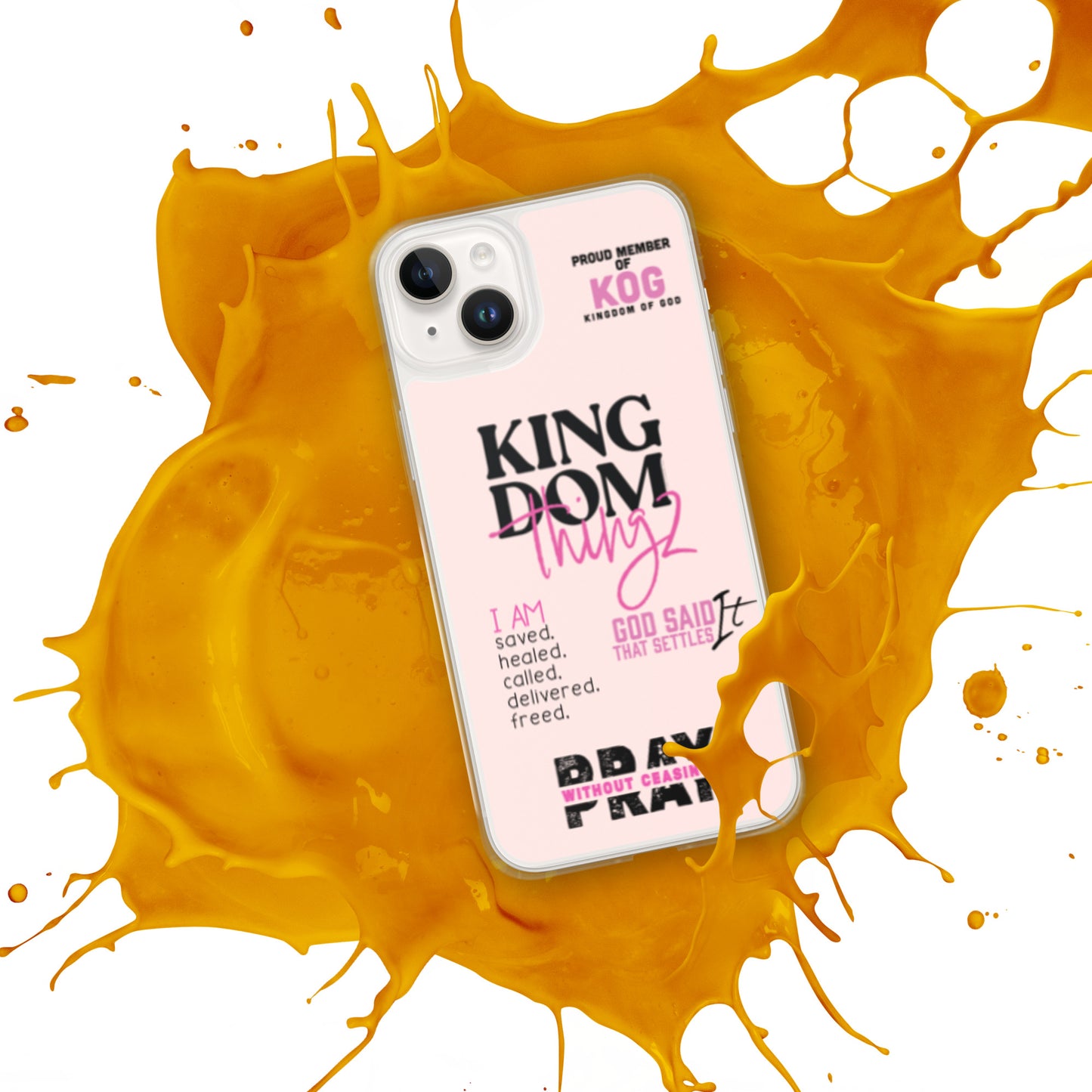 Kingdom Thingz  iPhone Case - Pink