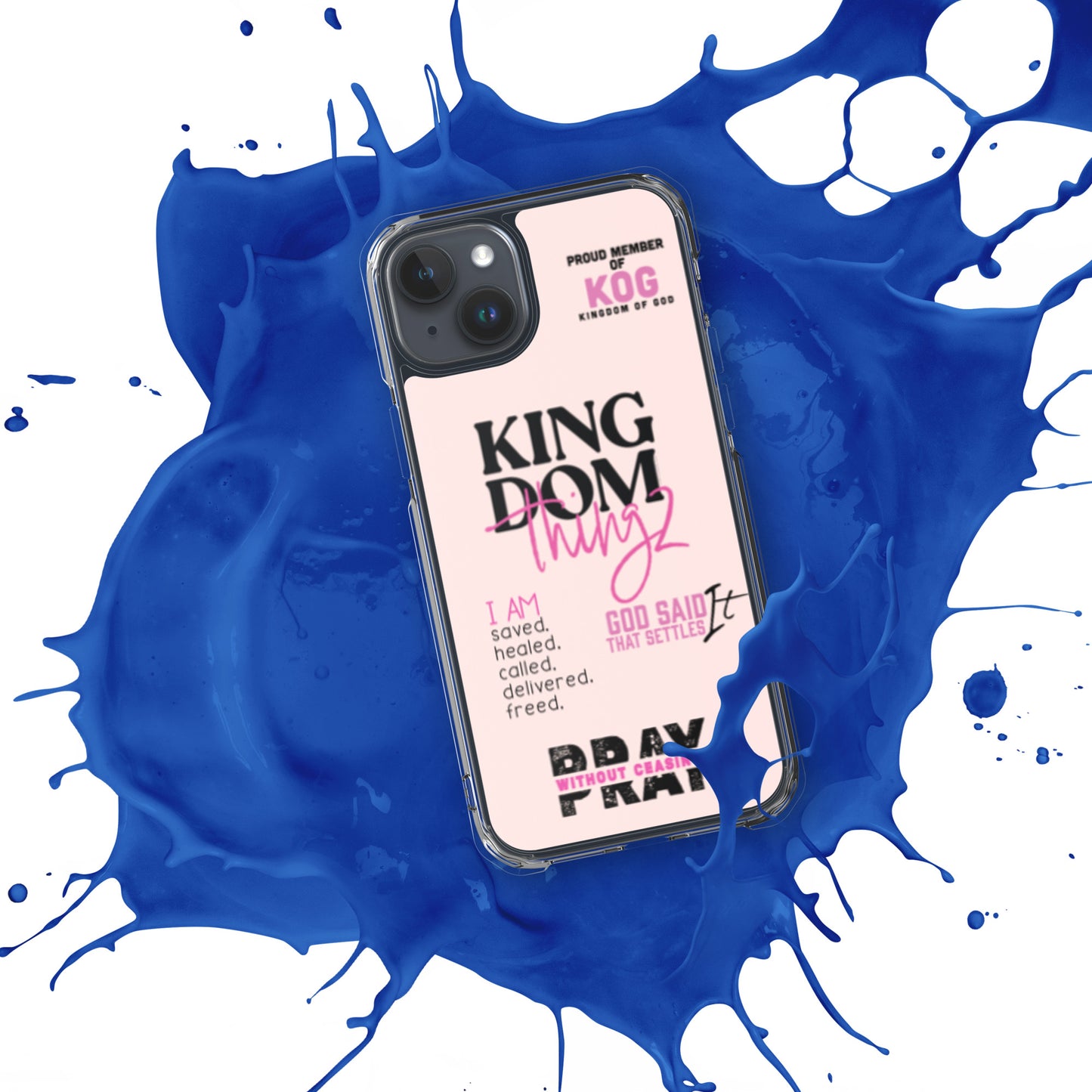 Kingdom Thingz  iPhone Case - Pink