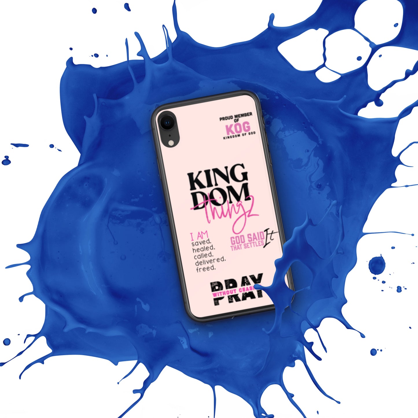 Kingdom Thingz  iPhone Case - Pink