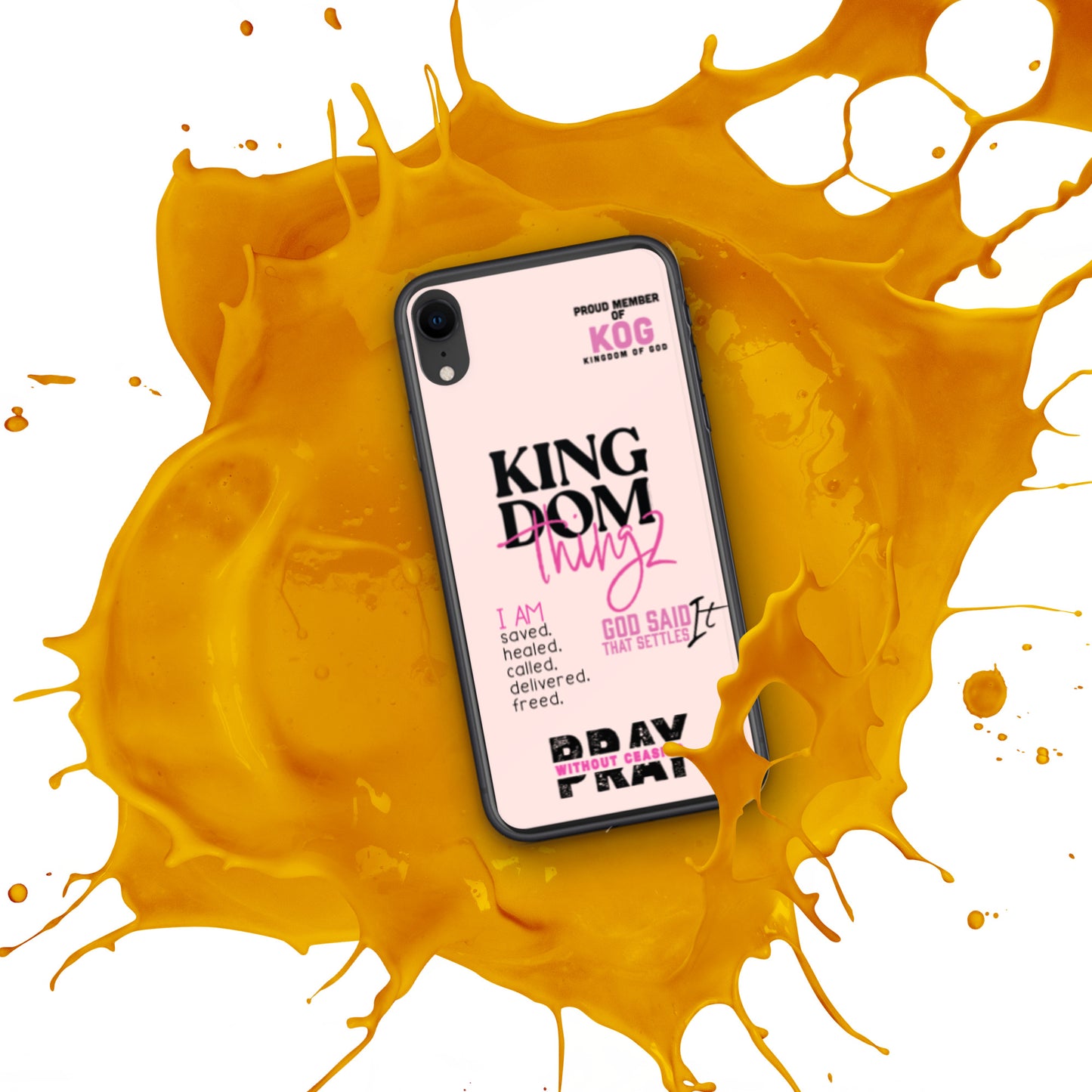 Kingdom Thingz  iPhone Case - Pink