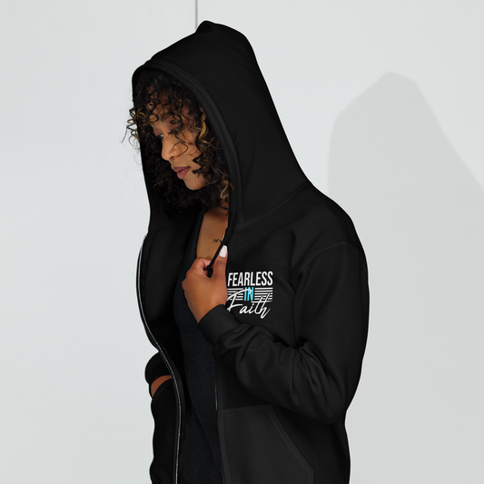 Fearless In Faith Zip-up Hoodie | HQ