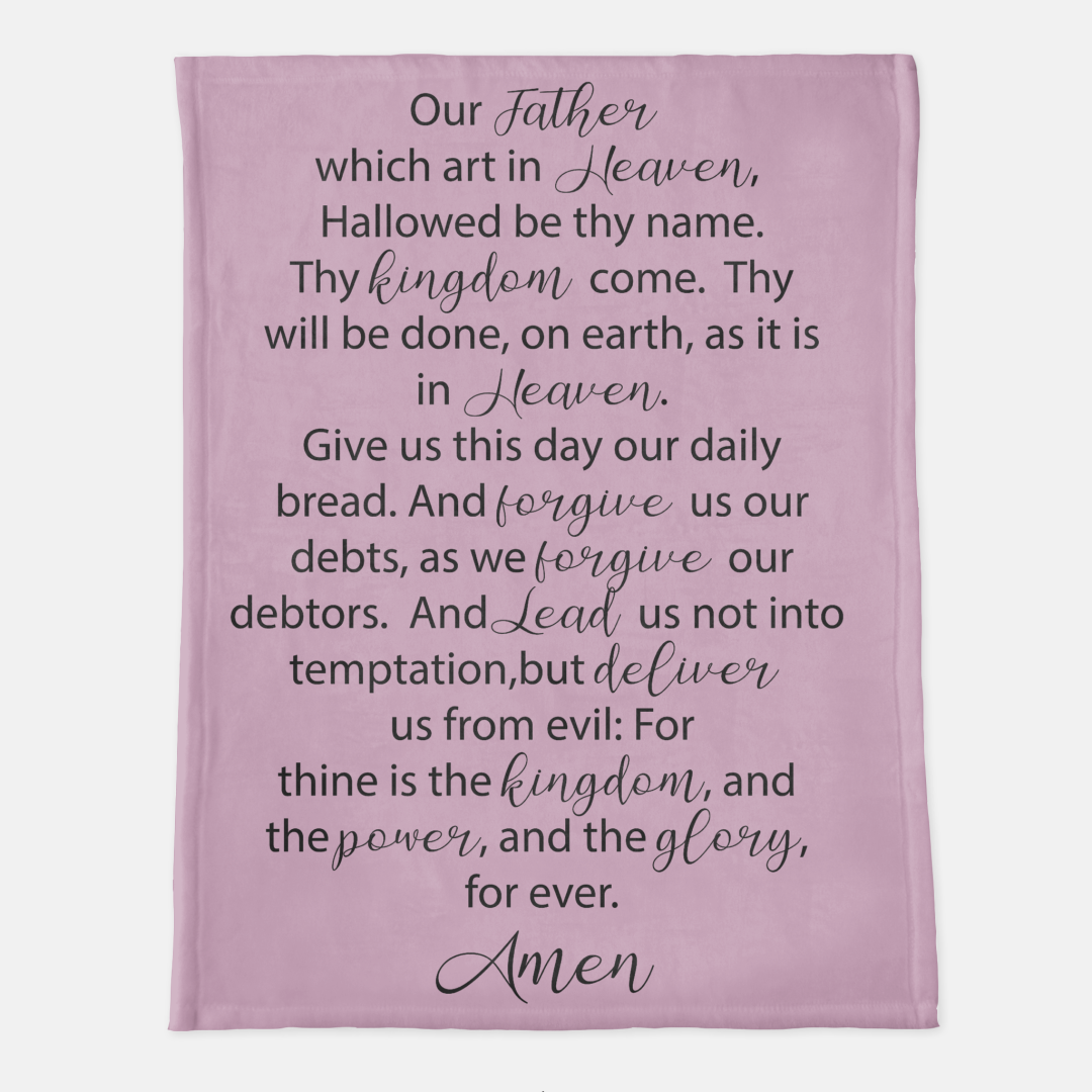 The Lord's Prayer | Throw Blanket