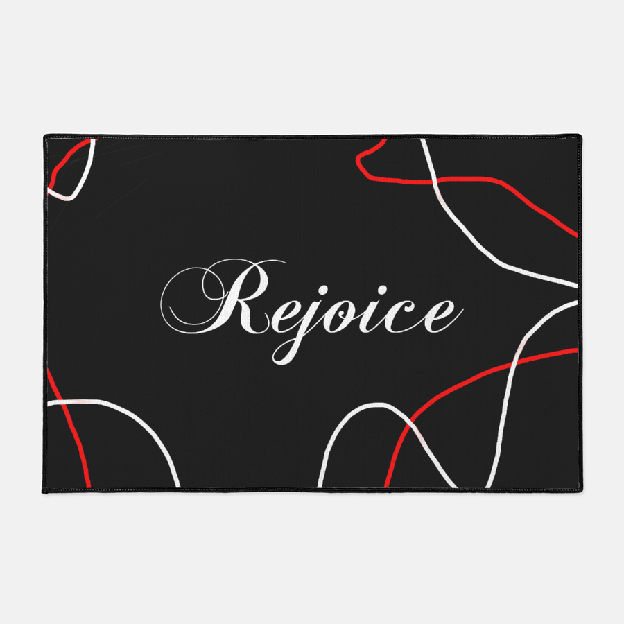 Rejoice Floor Mat!