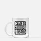 I Came To Conquer and Inspire Clear Glass Mug