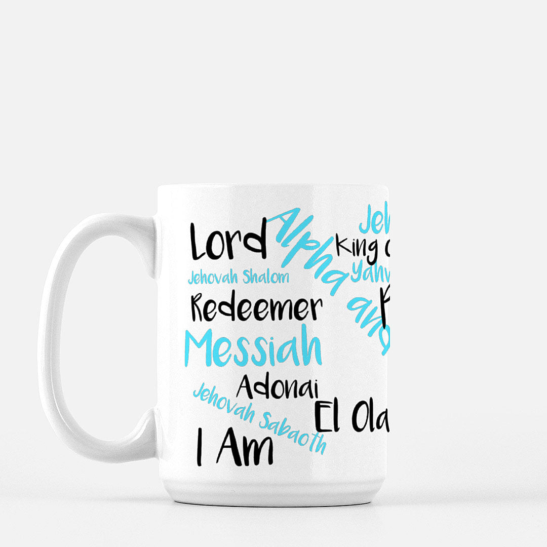 Names of Jesus Mug
