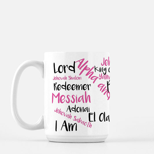 Names of Jesus Mug