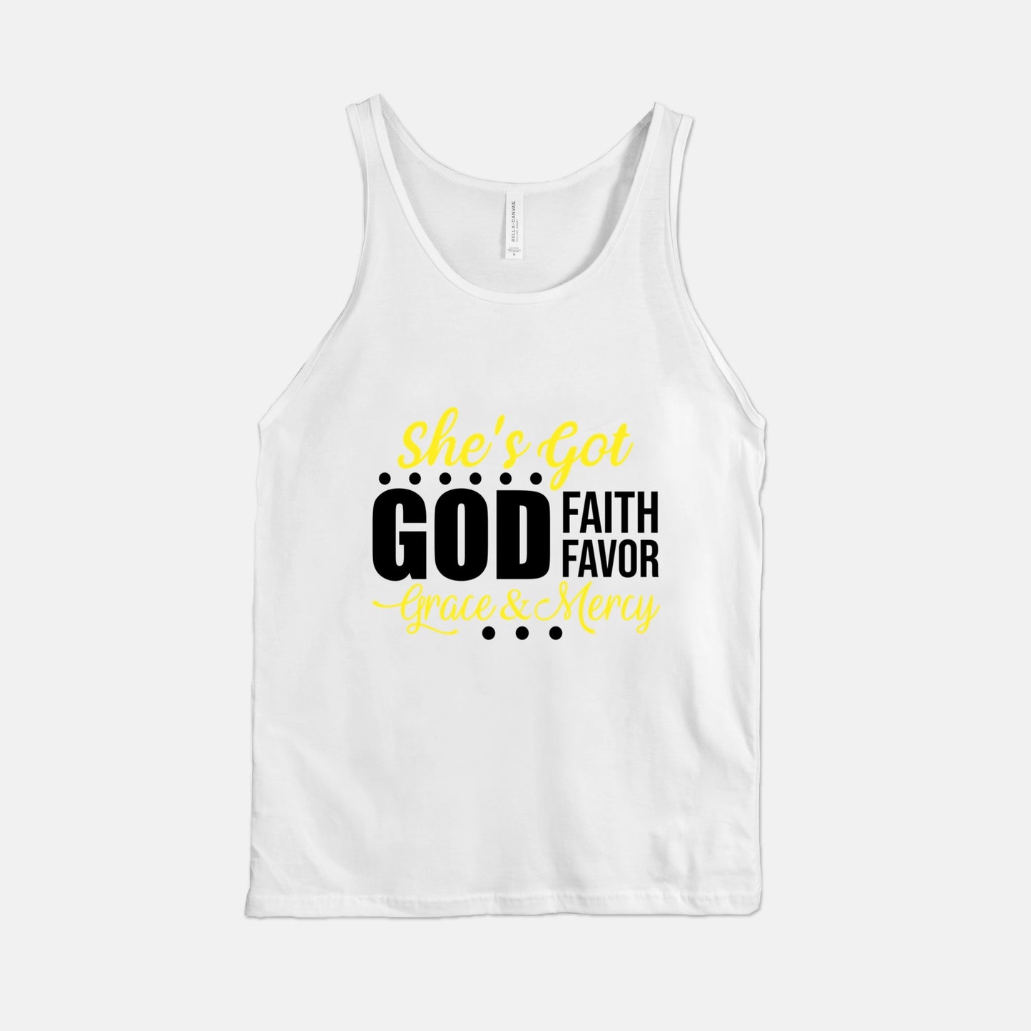 She’s Got God | Faith | Favor | Grace & Mercy Tank