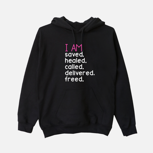 I AM Pink Hoodie