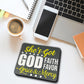She's Got God| Faith| Favor| Grace & Mercy Mouse Pad