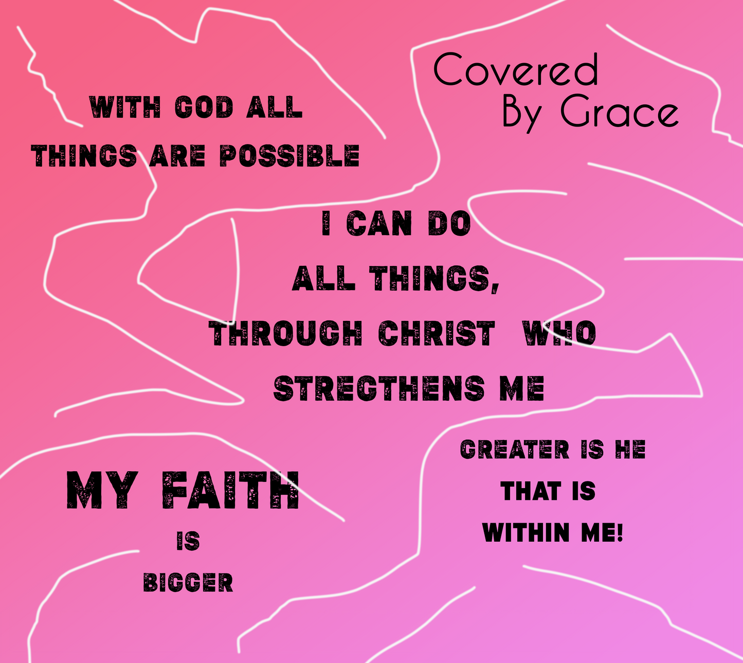 Daily Encourage Collage Tumbler
