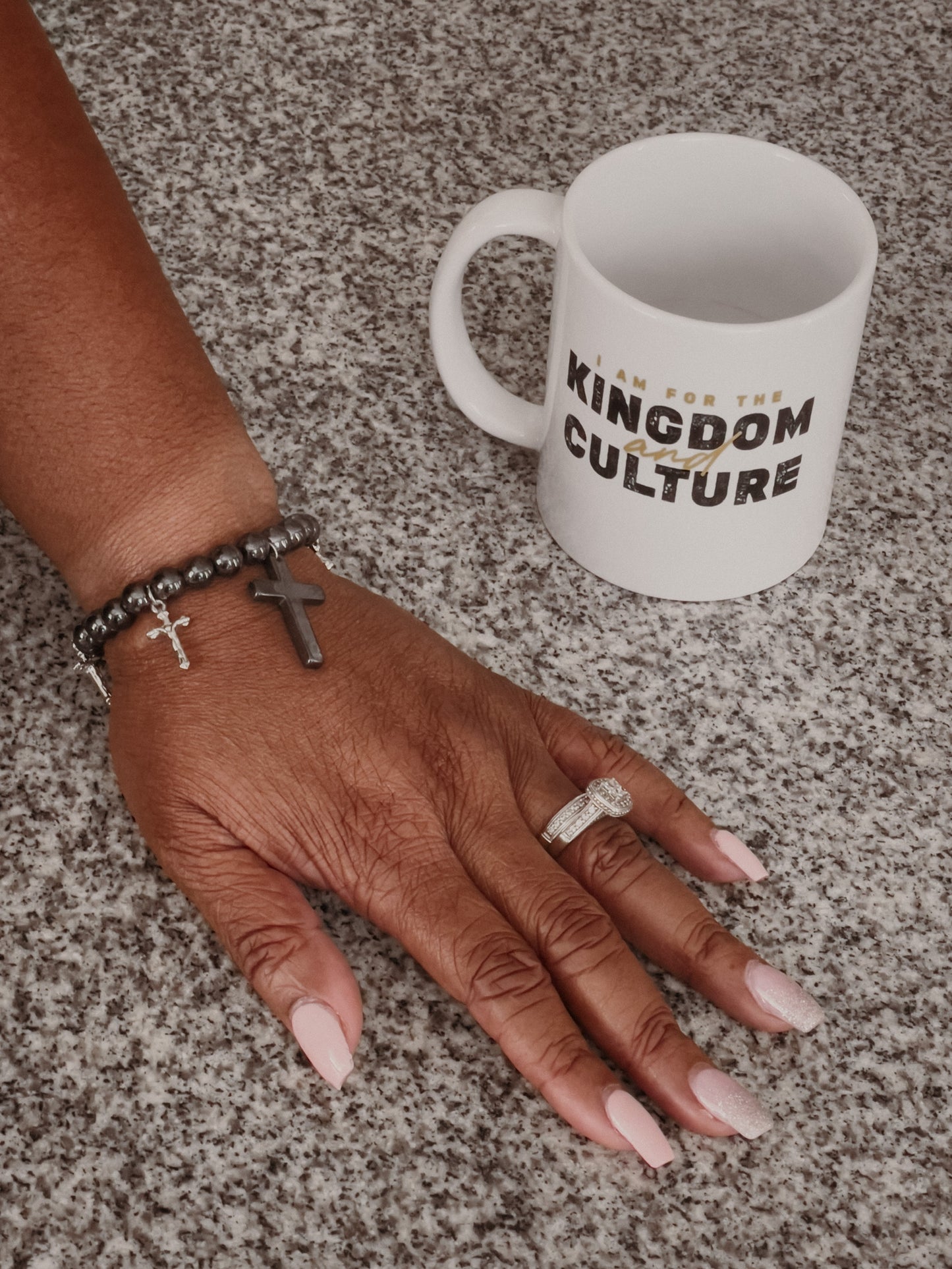 Christian Cross Magnet Bracelet