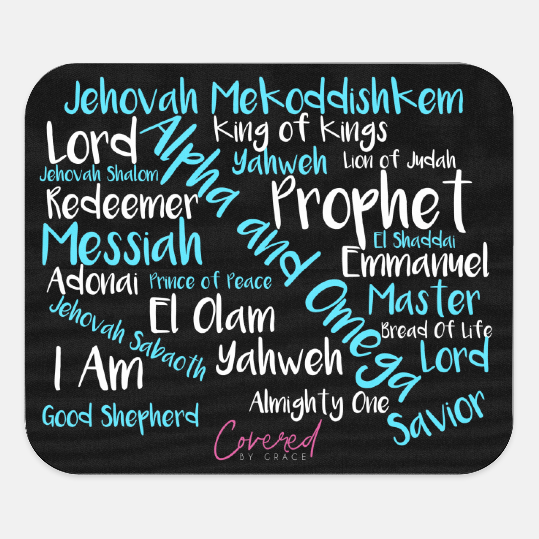 Names of Jesus Mouse Pad
