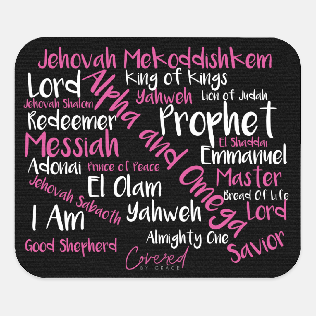 Names of Jesus Mouse Pad