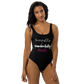 Fearfully & Wonderfully Made | One-Piece Swimsuit