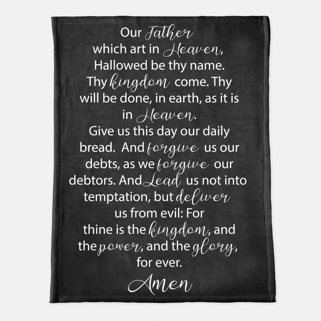 The Lord's Prayer | Throw Blanket