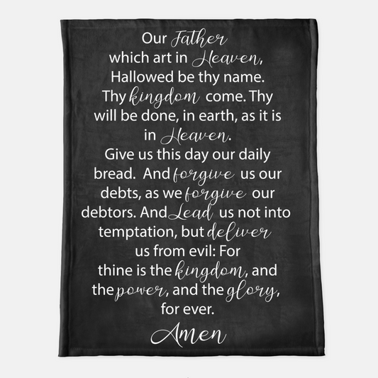 The Lord's Prayer | Throw Blanket