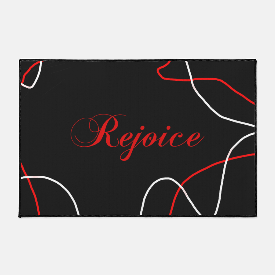 Rejoice Floor Mat!