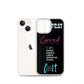 Faith Inspired Collage iPhone Case | Blue