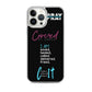 Faith Inspired Collage iPhone Case | Blue