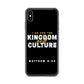 I Am For The Kingdom & Culture iPhone Case