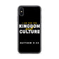 I Am For The Kingdom & Culture iPhone Case