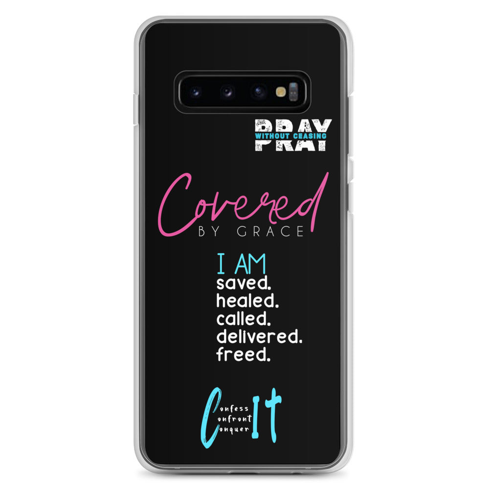 Faith Inspired Collage Samsung Case (Blue)