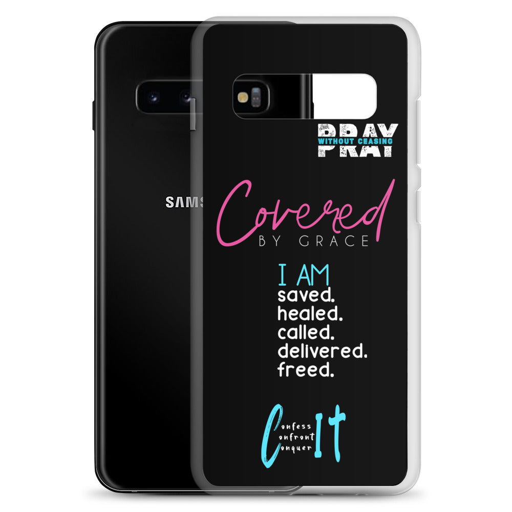 Faith Inspired Collage Samsung Case (Blue)