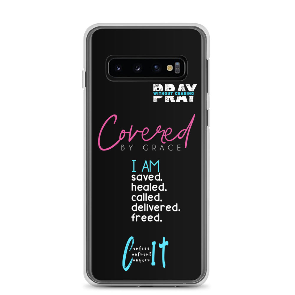 Faith Inspired Collage Samsung Case (Blue)