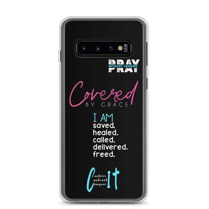 Faith Inspired Collage Samsung Case (Blue)