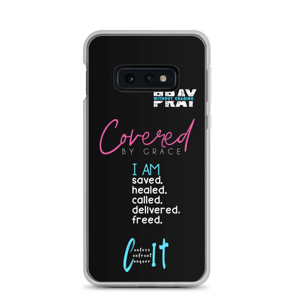 Faith Inspired Collage Samsung Case (Blue)
