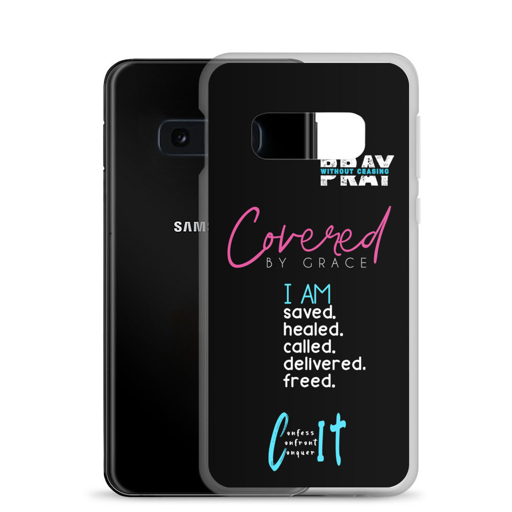 Faith Inspired Collage Samsung Case (Blue)