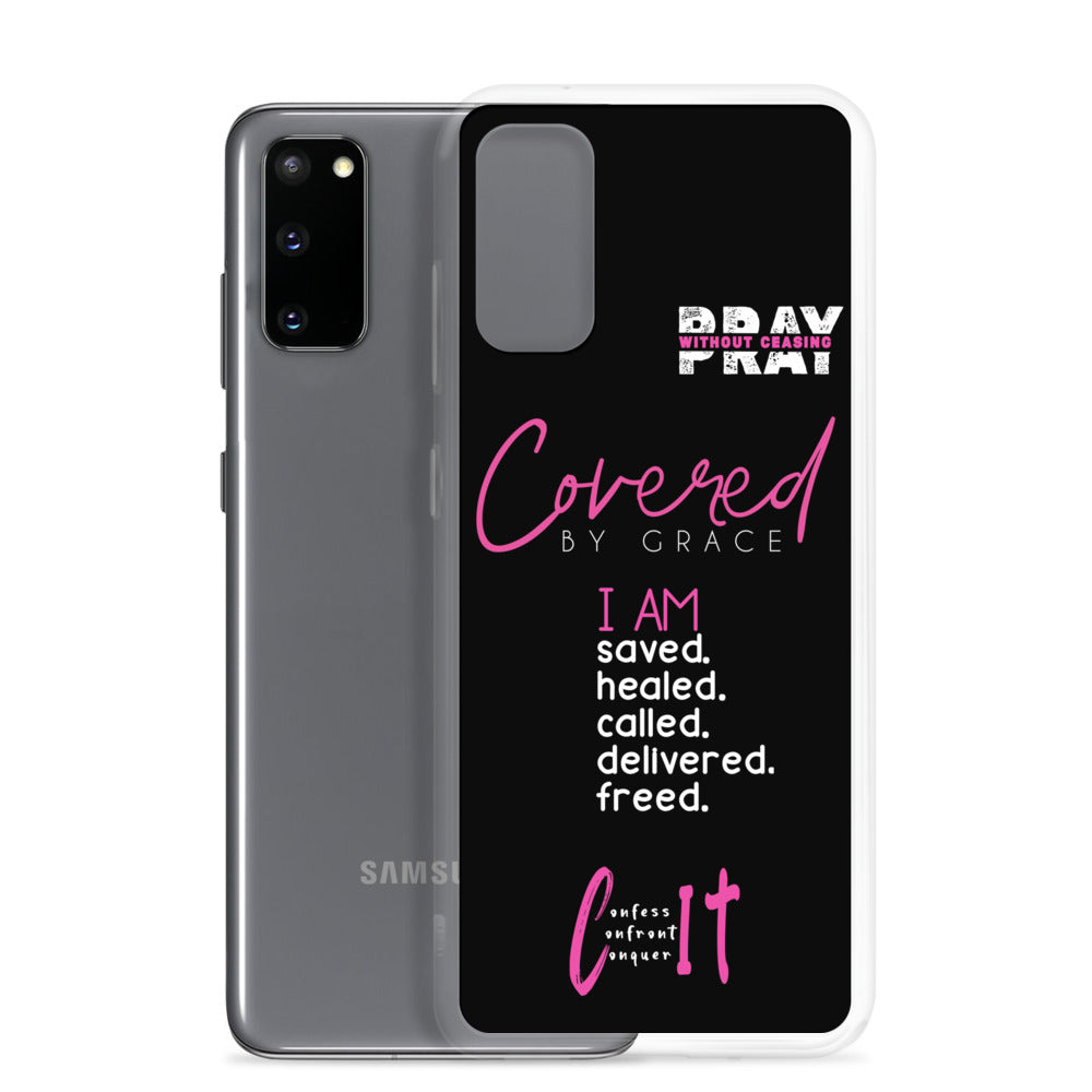 Faith Inspired Collage Samsung Case (Pink)