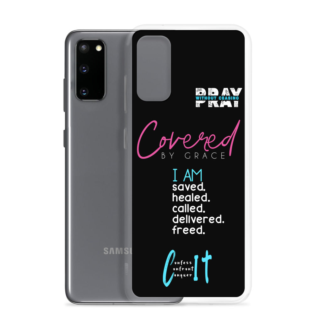 Faith Inspired Collage Samsung Case (Blue)