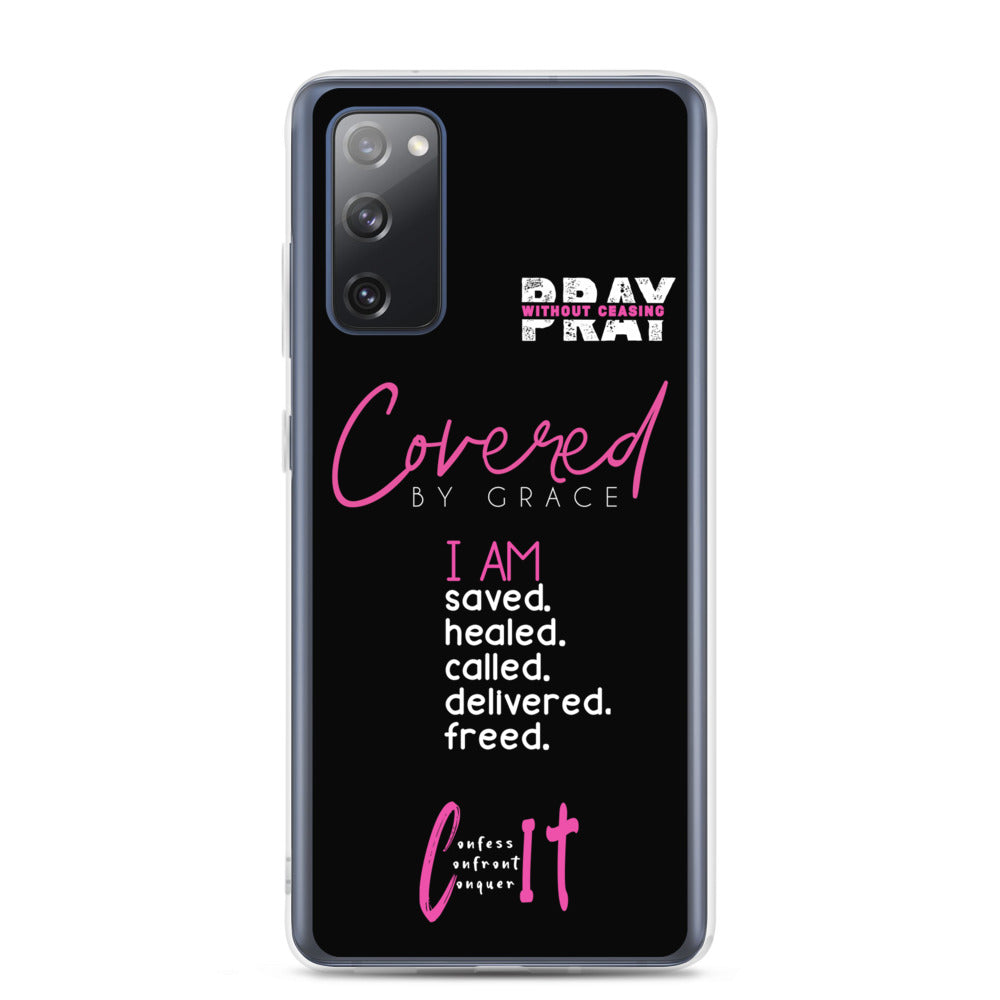 Faith Inspired Collage Samsung Case (Pink)