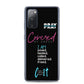 Faith Inspired Collage Samsung Case (Blue)